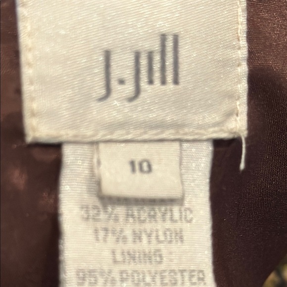 J Jill Brown and Green Blazer Structured Wool Blend - Picture 11 of 11